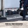 Underbody Truck Box, 914 x 430 x 460 mm Pickup Storage Box, Heavy Duty Aluminum Diamond Plate Tool Box with Lock and Keys Image 2