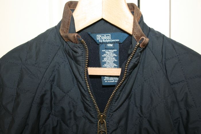 Ralph Lauren Polo Baby Navy Quilted Jacket Age 12 Months