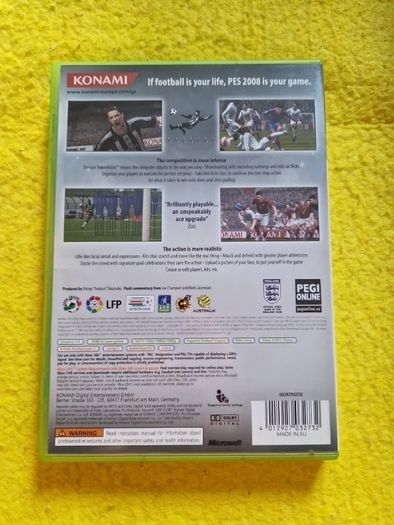 Pes 2008  xbox 360 games Original