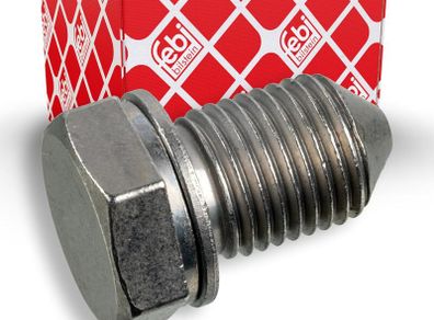 febi bilstein 48871 Oil Drain Plug with seal ring, 1 unit