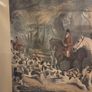 Vintage William Smith Huntsman to the Brocklesby Hounds and two Whips by R.B. Davis framed print Image 2