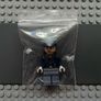lego Lone Ranger tlr021 Cavalry Soldier minifigure - Backpack, Brown Eyebrows, Lopsided Open Mouth Smile, Stubble Image 3