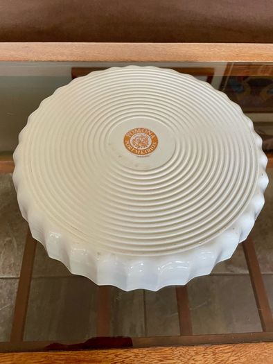 Large Portmeirion Pomona Hoary Morning Apple 10 in 27cm Cottagecore Oven Tart Quiche 1980s