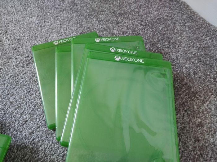 Xbox Series X Series One Branded Green Game Cases