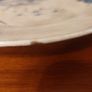 Fabulous Vintage Rare Arklow Pottery Blue and White 10 Inch Wall Plate in an Unusual Pattern with Carnations and a Windmill on a Hill, Very Aesthetic Movement in Style, Display Only Image 10
