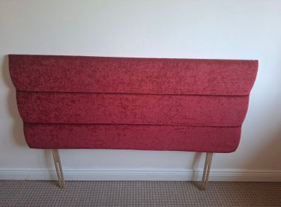Red Fabric Headboard