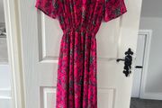 Claudie Pierlot Handkerchief Hem Midi Dress - Size 38 - 295e current stock