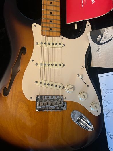 Fender Eric Johnson Thinline Stratocaster & Original case.