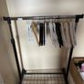 Clothes Rail Black/Chrome Image 2