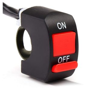 Motorcycle Handlebar Toggle Push Button Headlight Switch