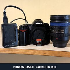 Nikon D90 DSLR Camera  Nikon 18 200mm VR Lens Complete Kit