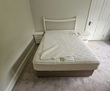 Double bed with mattress
