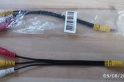Female audio video cables x2