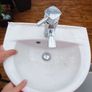 Ceramic Sink with cold and hot tap Image 2