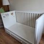IKEA STUVA Cot/toddler bed with drawers, white 60x120 cm Image 3