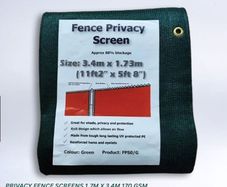 Privacy Fence Screens 1.7m x 3.4m ( 6'-11')170 gsm