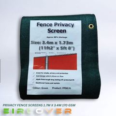 Privacy Fence Screens 1.7m x 3.4m ( 6'-11')170 gsm