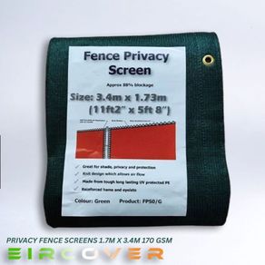 Privacy Fence Screens 1.7m x 3.4m ( 6'-11')170 gsm