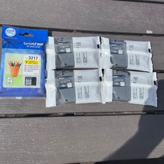 Brother LC-3217 Yellow x 3 Cyan x 2 Ink cartridges