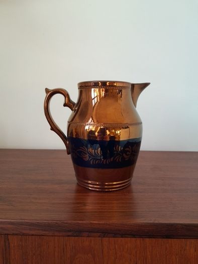 Victorian Copper Lustreware Jug