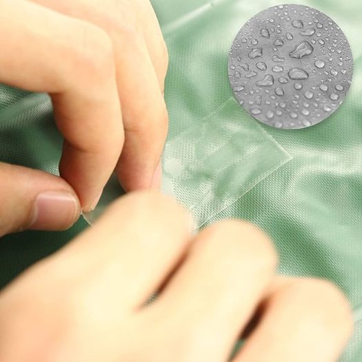 Tent Repair Kit, Air Bed Repair Patches - Clear Waterproof Puncture Repair Tape for Awnings, Inflatable Swimming Pools, Gazebo (7 x 7 cm)