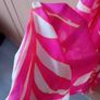 Oui large scarf - Pure Viscose - Pink White - BNWT RRP 60 Image 9