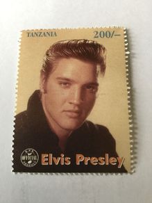 Rare postage stamp - Elvis Presley