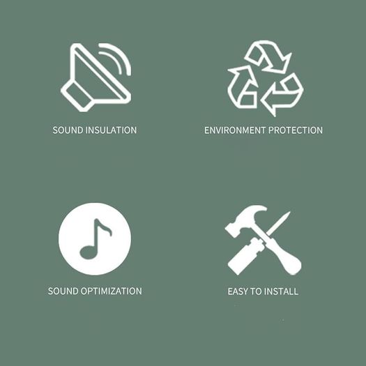 FREE EXPRESS SHIPPING  Pack Black/burgundy12 X 12"X1" Acoustic Panels Studio Soundproofing Foam Wedge Tiles