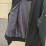 Bershka polyester black bomber jacket Image 5