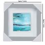 Blue Poolbeg, Dublin, 4x4in framed print by artist Helen Mathews Image 3