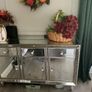 Mirrored sideboard with three doors and drawers Image 2