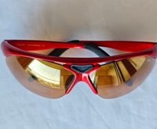 Bolle Parole Sunglasses Red Metallic Orange Mirrored Lens Cycling Running Sport