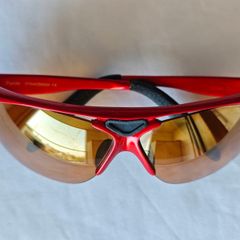Bolle Parole Sunglasses Red Metallic Orange Mirrored Lens Cycling Running Sport