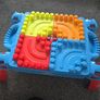 mega blocks table and bag of blocks Image 2
