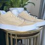 Ladies Beige & White Puma Trainers Image 10