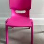Kids child strong stackable colour chairs x 4 Image 5