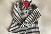 Girls gorgeous blazer navy white stripe jacket Mothercare 5 6