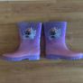 Girls Frozen Wellie Boots Size 13 Image 2