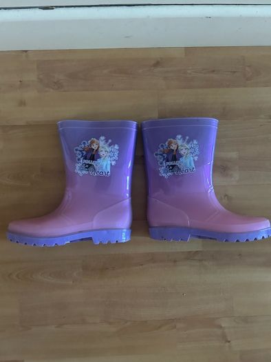 Girls Frozen Wellie Boots Size 13