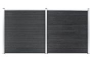 Garden Fence WPC 353x186 cm Grey