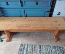 Pine bench