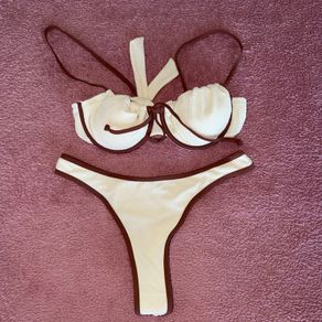 Cream bikini