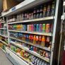 Wall Mounted Commercial Display Fridge 190cm 4 Shelves Excellent Condition Image 3