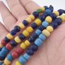 Antique African Egyptian Style MultiColor Glass Beads Necklace Image 4