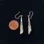 Sterling silver drop earrings Image 2