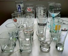 Branded Pub & Advertising Glasses Collection of 24
