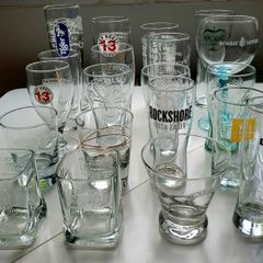 Branded Pub & Advertising Glasses Collection of 24