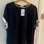 Navy Co-ord set with gold trim Image 2