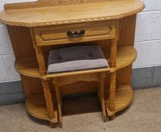 dressing table perfect condition oak wood