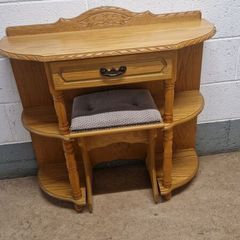 dressing table perfect condition oak wood